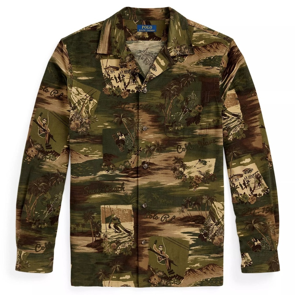 Polo by Ralph Lauren Men's sea to ski Print Shirt Jacket